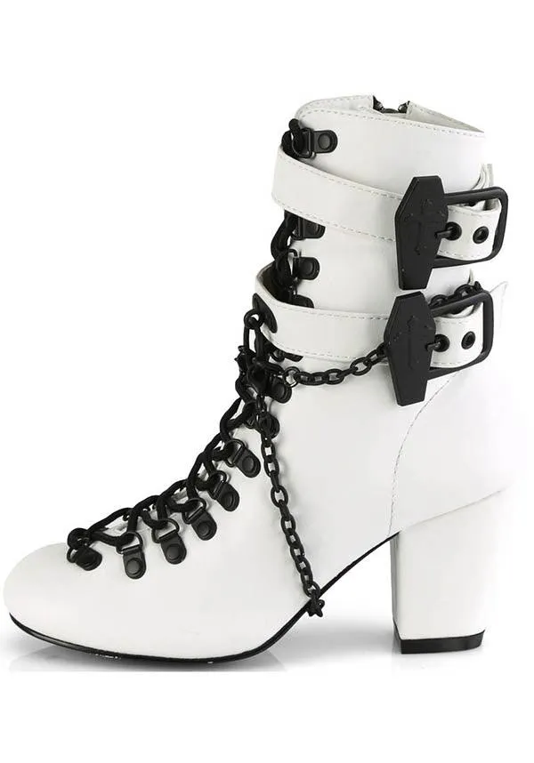 VIVIKA-128 [White] | BOOTS [PREORDER]