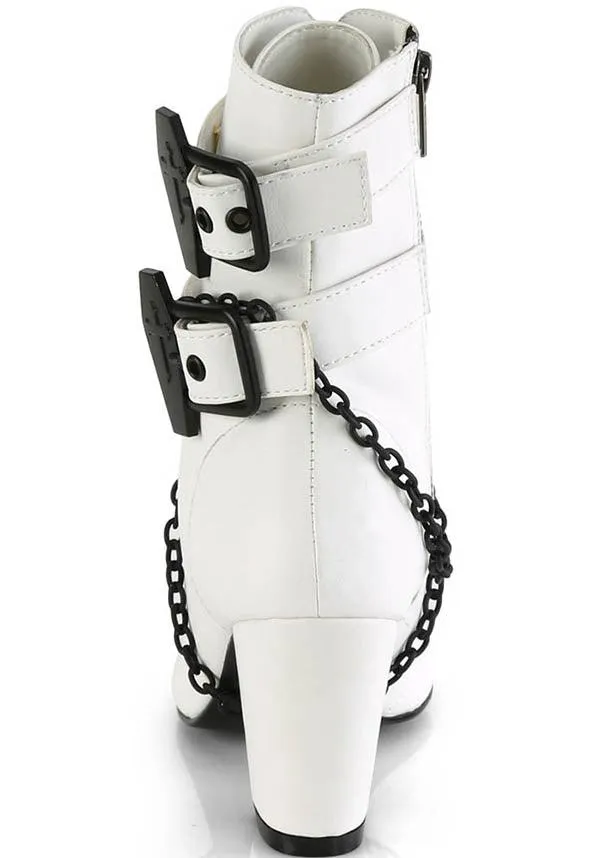 VIVIKA-128 [White] | BOOTS [PREORDER]