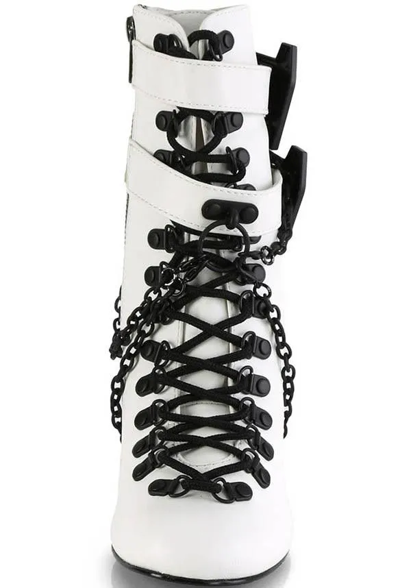 VIVIKA-128 [White] | BOOTS [PREORDER]