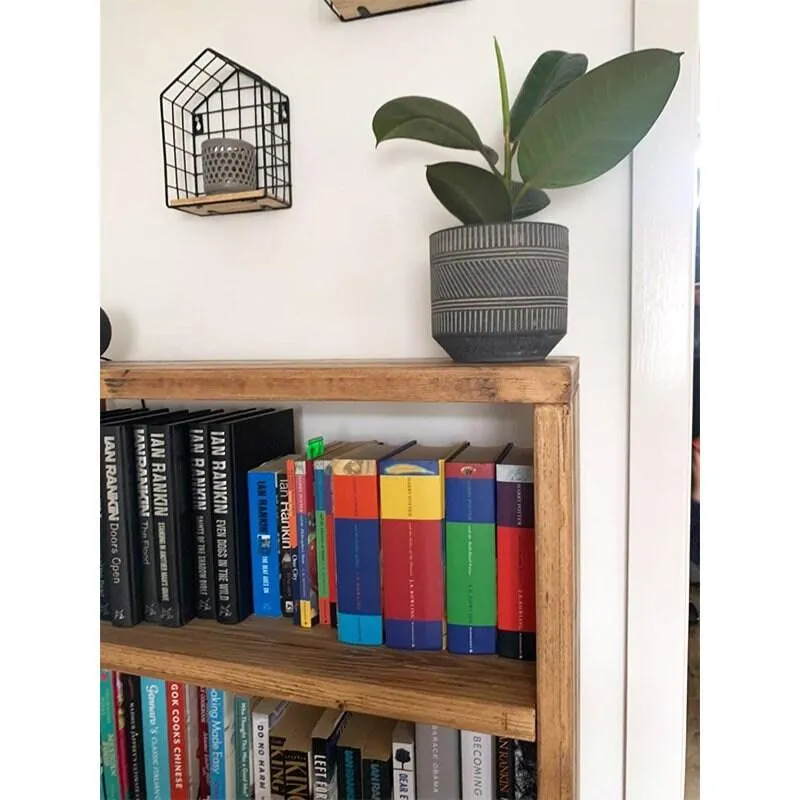 WILSON: Reclaimed Bookshelf Shelving Unit With Hairpins