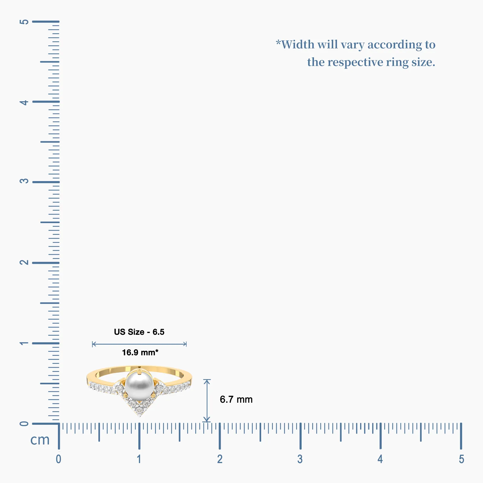 Wishing Pearl Diamond Ring