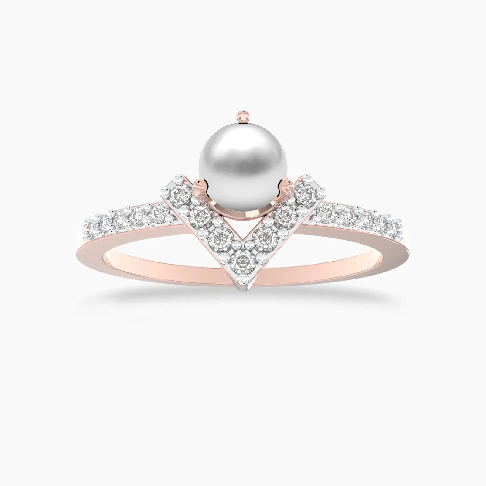 Wishing Pearl Diamond Ring