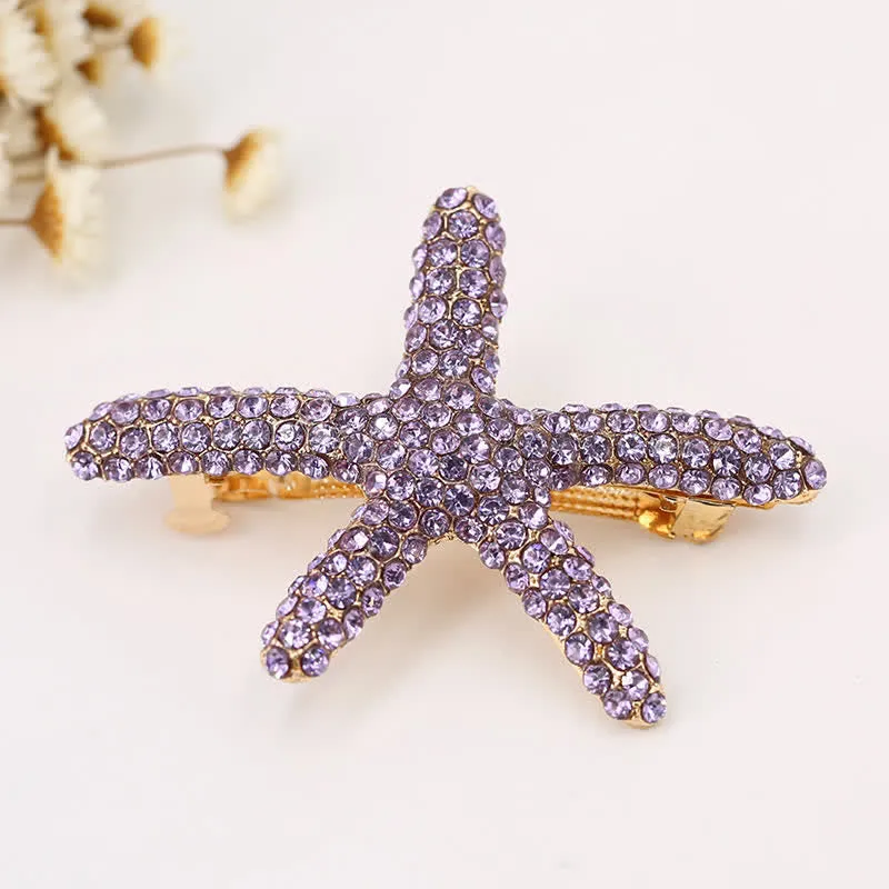 Women's Diamante Sea Marine Animal Life Hair Clip