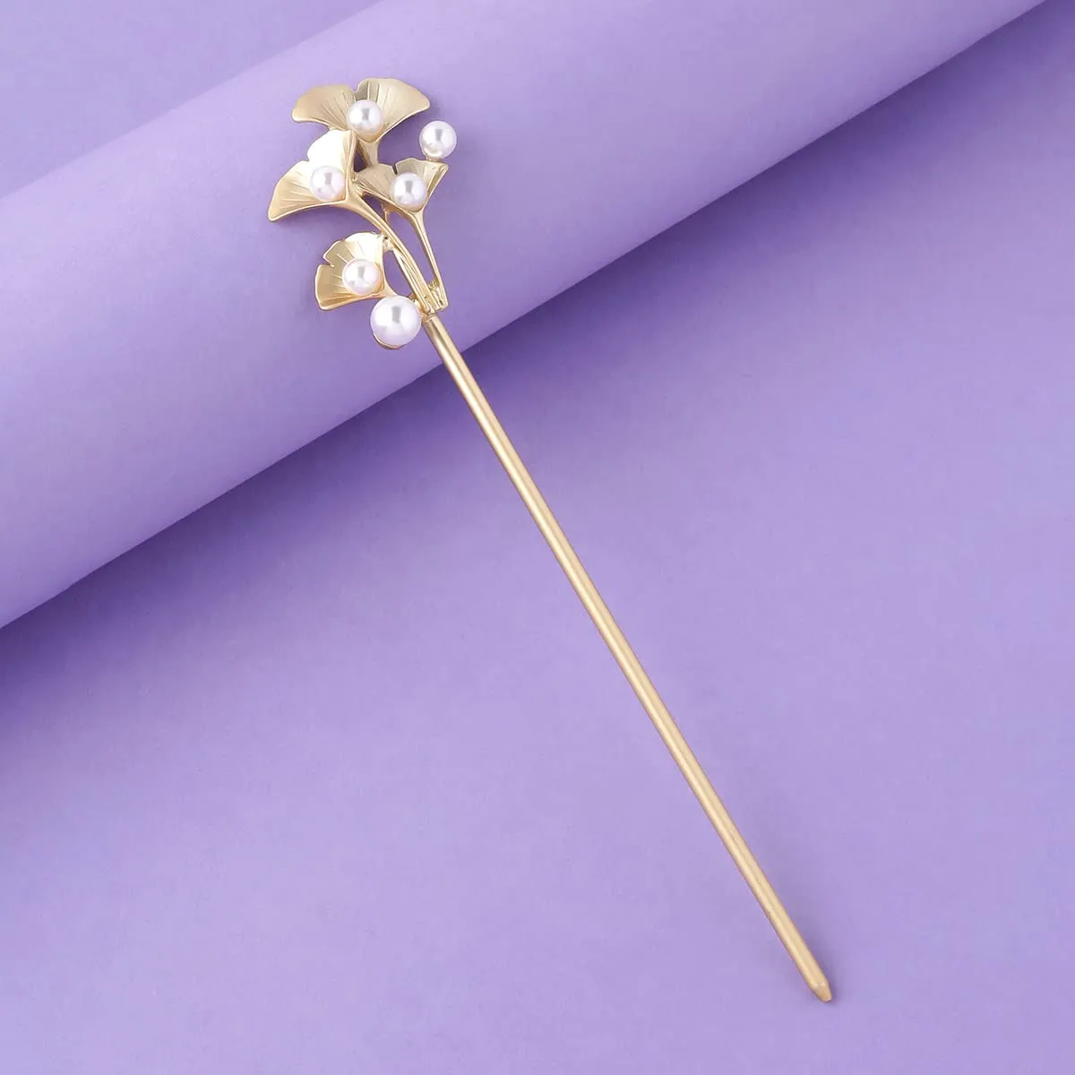 Yellow Chimes Hair Stick for Bun Stick for Women & Girls Hair Accessories for Women Juda Pin Juda Bun Hair Stick Golden Hair Pin Chopsticks Hair Accessory for women Hair Bun Ties for Women & Girls Gift for Women & Girls