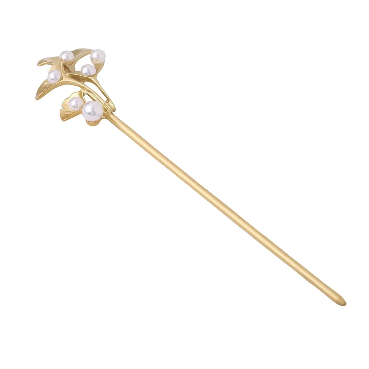 Yellow Chimes Hair Stick for Bun Stick for Women & Girls Hair Accessories for Women Juda Pin Juda Bun Hair Stick Golden Hair Pin Chopsticks Hair Accessory for women Hair Bun Ties for Women & Girls Gift for Women & Girls